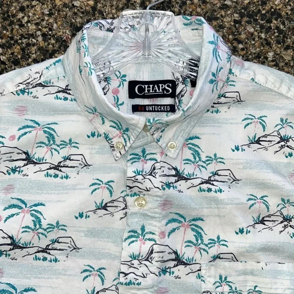 Chaps Mens Tropical Shirt